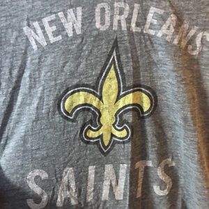 New Orleans Saints grey T-shirt size medium